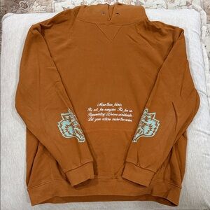 Darc Sport Brown Hoodie with Wolf Design